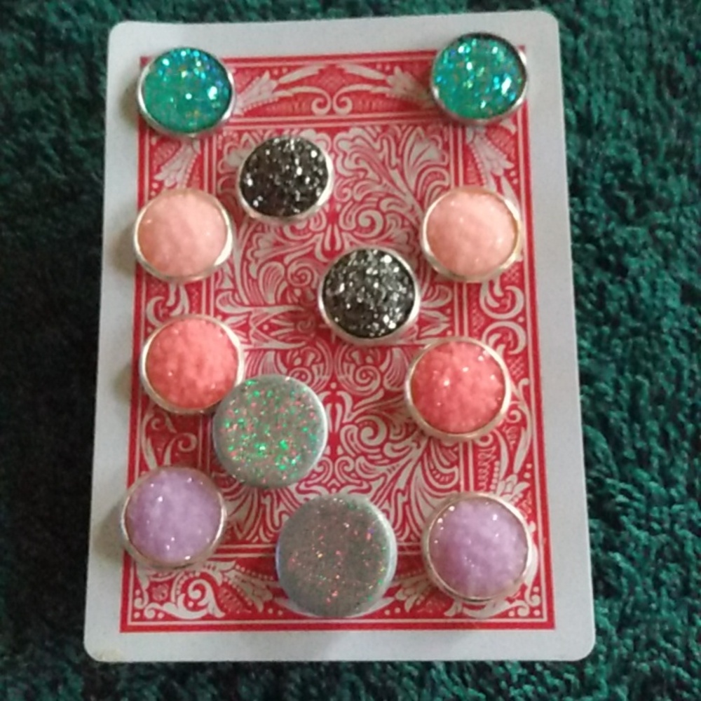 6/$20 Druzzy Earrings